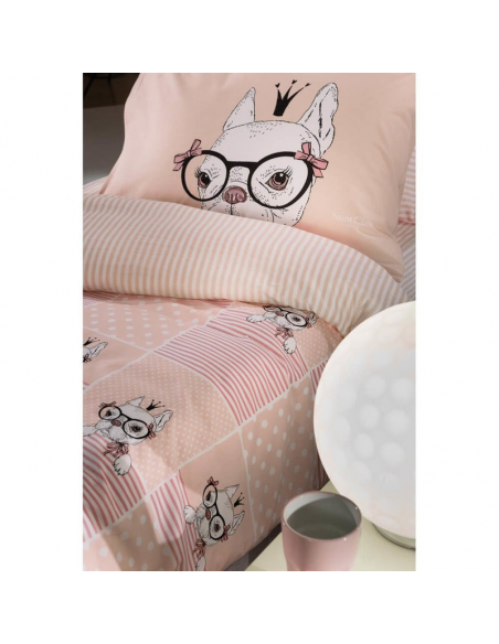 Σετ Σεντόνια Παιδικά 160x260 Rosie Pinky