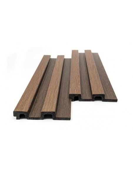 PS PANEL  ΜΕ 3D ΠΗΧΑΚΙΑ 14 RESIDENCE 21/122 mm GOLDEN/BROWN OAK