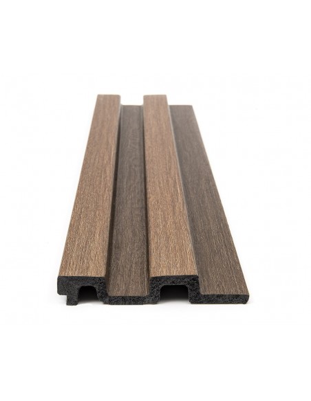 PS PANEL  ΜΕ 3D ΠΗΧΑΚΙΑ 14 RESIDENCE 21/122 mm GOLDEN/BROWN OAK