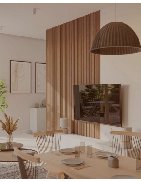 PS PANEL  ΜΕ 3D ΠΗΧΑΚΙΑ 07 RESIDENCE 21/122 mm CLASSIC OAK