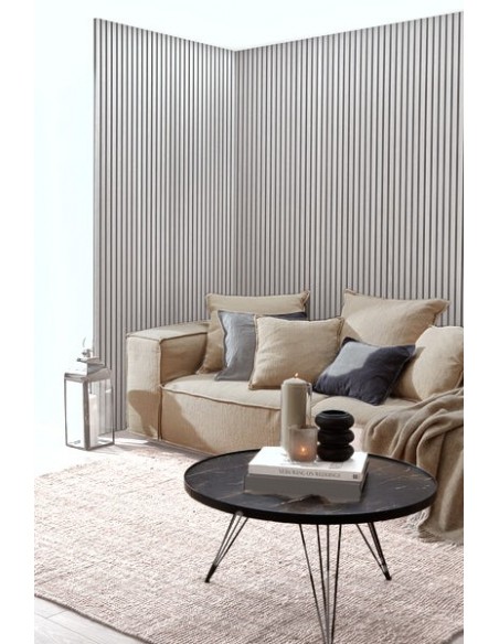 PS PANEL ΜΕ 3D ΠΗΧΑΚΙΑ 00 PIANO 12/122/2900mm WALNUT/DARK GREY