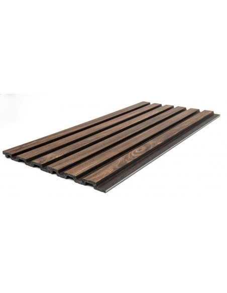PS PANEL ΜΕ 3D ΠΗΧΑΚΙΑ 54 PIANO 12/122/2900mm WALNUT/DARK BROWN
