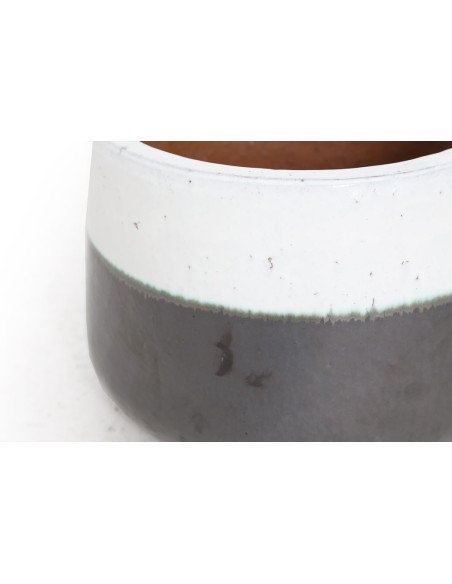 Βάζο Ανθρακί Λευκό (38x38x27) Soulworks 0440059