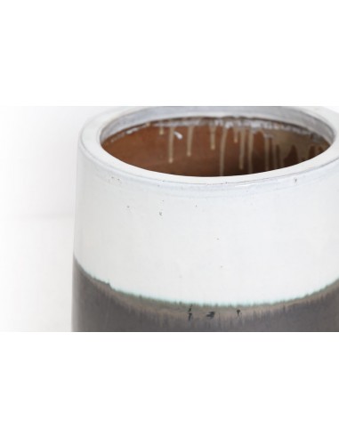 Βάζο Ανθρακί Λευκό (38x38x50) Soulworks 0440062