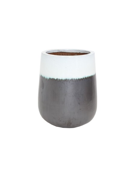 Βάζο Ανθρακί Λευκό (54x54x65) Soulworks 0440063