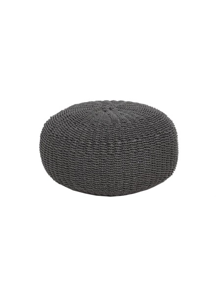 Πουφ Matera μαύρο (60x60x30) Soulworks 0490104