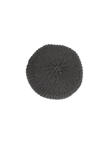 Πουφ Matera μαύρο (60x60x30) Soulworks 0490104