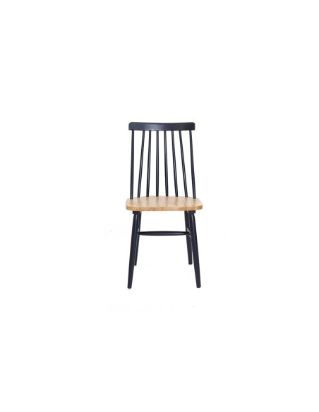 Καρέκλα Τραπεζαρίας Kristie Natural/Navy Blue (42x52x87) Soulworks 0600005