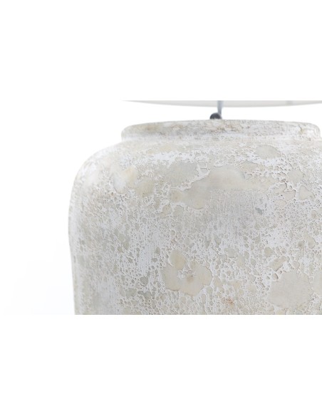 Κεραμικό Επιτραπέζιο Φωτιστικό Zimp White Classic (40x40x45) Soulworks 0630001