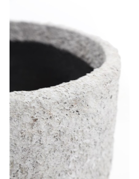 Διακοσμητικό βάζο Siso Gel Coral White (45x45x53) GRC Soulworks 0630017