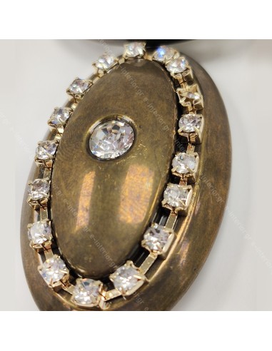 Μαγνήτης κουρτίνας Αντικέ με Strass 007