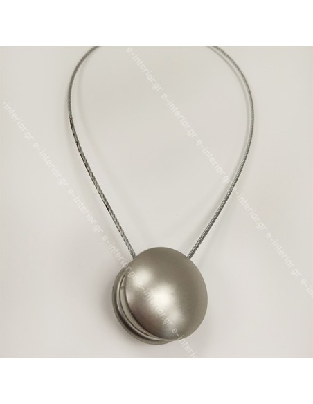 Μαγνήτης κουρτίνας Ασημί 004