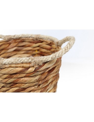 Καλάθι Jununca top edge natural with white...