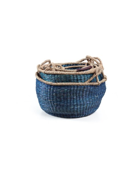 Σετ 5 Καλάθια Blue (40x40x22)+(35x35x20)+(30x30x18)+(25x25x16)+(20x20x14) Soulworks 0680002