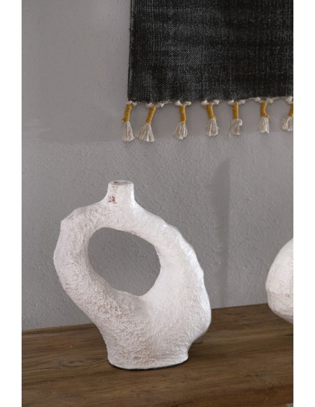 Διακοσμητικό Βάζο Damon White (25.5x9x31) Soulworks 0750001