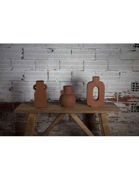 Διακοσμητικό Βάζο Horus Teracotta (20.5x25) Soulworks 0750007