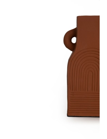 Διακοσμητικό Βάζο Dorus Teracotta (17.5x10.5x32) Soulworks 0750006