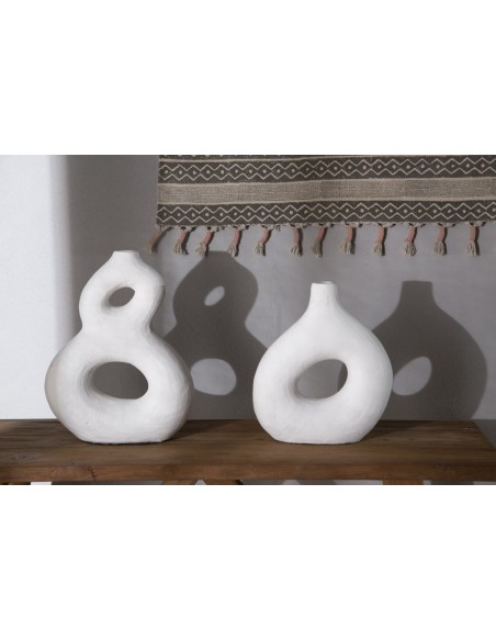 Διακοσμητικό Βάζο Origen White (30x11x33) Soulworks 0750008