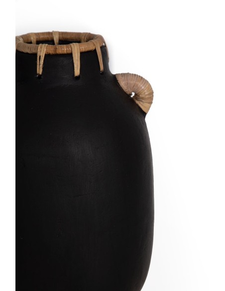 Διακοσμητικό Βάζο Usiris Black (21x35) Soulworks 0750014