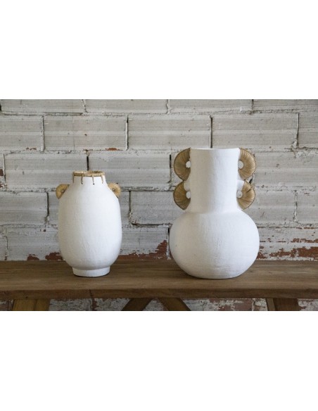 Διακοσμητικό Βάζο Usiris White (21x35) Soulworks 0750015