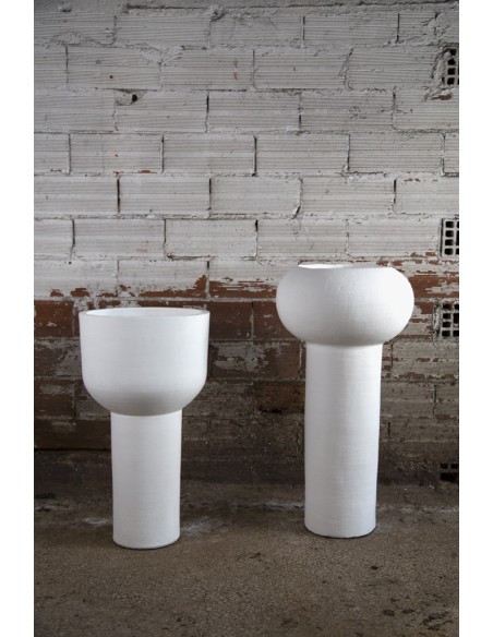 Διακοσμητικό Βάζο Phile White (42x74.5) Soulworks 0750019