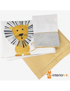 Σετ Σεντόνια Κούνιας Alex the Lion 2