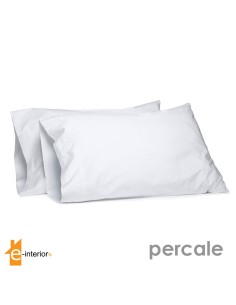 Μαξιλαροθήκη Percale 50X70 - 200 TC | 100% ΒΑΜΒΑΚΙ