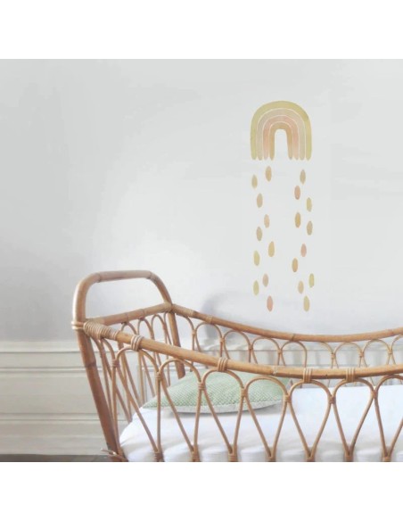 Αυτοκόλλητα τοίχου Ουράνιο Τόξο Πράσινο