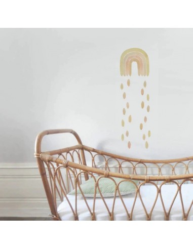 Αυτοκόλλητo τοίχου Ουράνιο Τόξο Κίτρινο