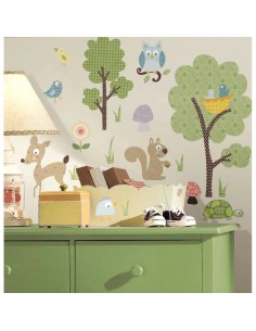 Αυτοκόλλητα τοίχου Ζώα του Δάσους