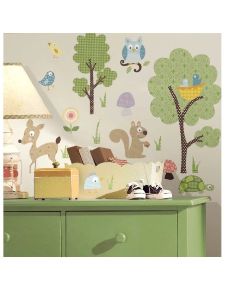 Αυτοκόλλητα τοίχου Ζώα του Δάσους
