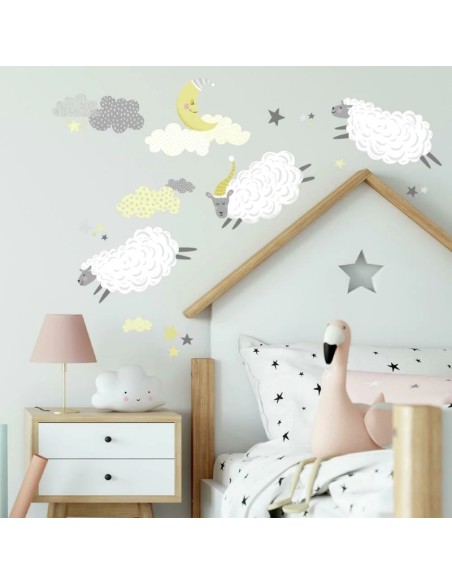 Αυτοκόλλητα τοίχου Προβατάκια