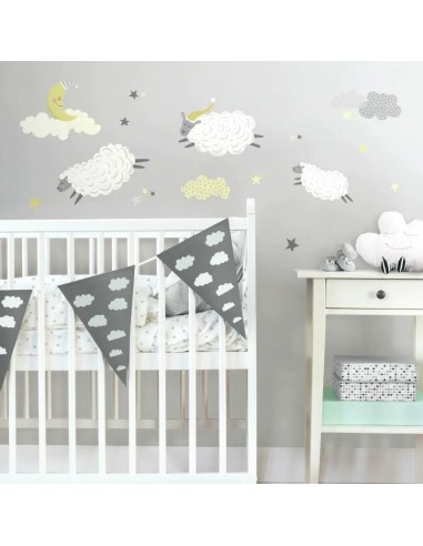 Αυτοκόλλητα τοίχου Προβατάκια