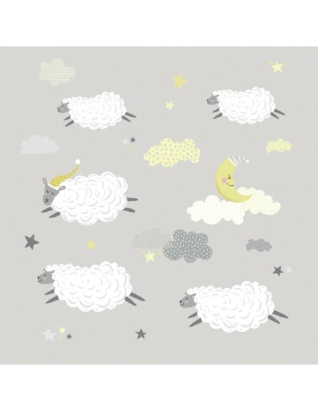 Αυτοκόλλητα τοίχου Προβατάκια