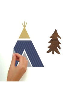 Αυτοκόλλητα τοίχου Κάμπινγκ στον Αρκτικό κύκλο 2