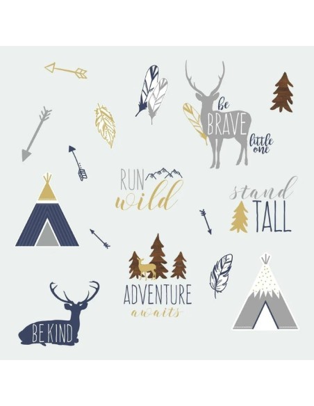 Αυτοκόλλητα τοίχου Κάμπινγκ στον Αρκτικό κύκλο