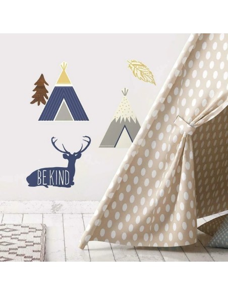 Αυτοκόλλητα τοίχου Κάμπινγκ στον Αρκτικό κύκλο