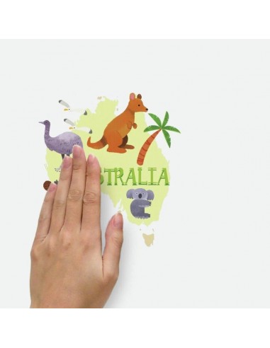 Αυτοκόλλητα τοίχου Ο κόσμος με τα ζώα του