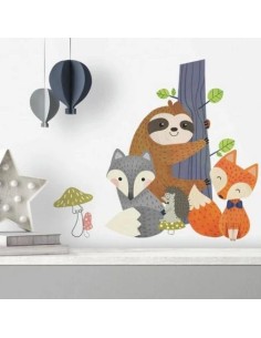 Αυτοκόλλητα τοίχου Βραδύπους & Αλεπούδες