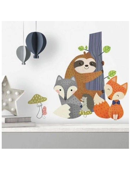 Αυτοκόλλητα τοίχου Βραδύπους & Αλεπούδες