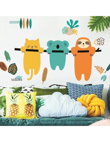 Αυτοκόλλητα τοίχου Κοάλα & Βραδύπους