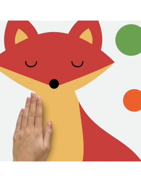 Αυτοκόλλητα τοίχου Αλεπού & Ουράνιο τόξο