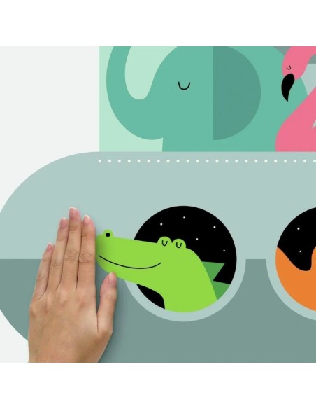 Αυτοκόλλητα τοίχου Ζωάκια Ufo