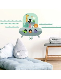 Αυτοκόλλητα τοίχου Ζωάκια Ufo