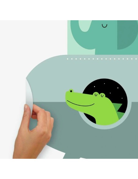 Αυτοκόλλητα τοίχου Ζωάκια Ufo