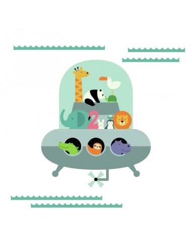 Αυτοκόλλητα τοίχου Ζωάκια Ufo