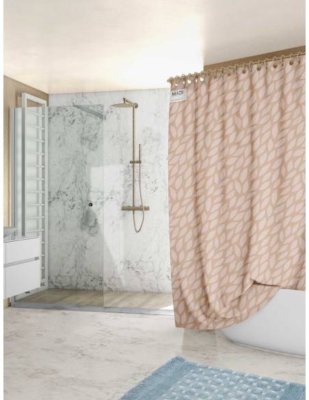 Κουρτίνα μπάνιου FOLIAGE-02 ΧΡΩΜΑ ΚΕΡΑΜΙΔΙ 180 x 240↕