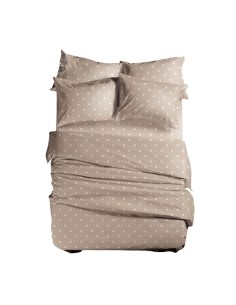 Σεντόνι Μονό Basic Dots - Beige 170x270