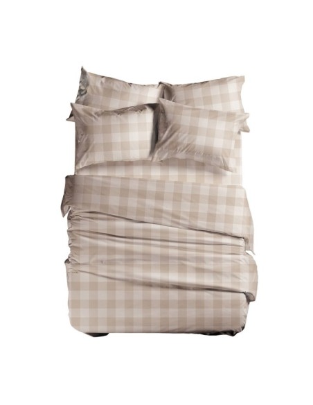 Σεντόνι Μονό 170X270 Basic Plaid - Beige