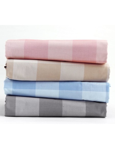 Σεντόνι Υπέρδιπλο 240X270 Basic Plaid - Pink